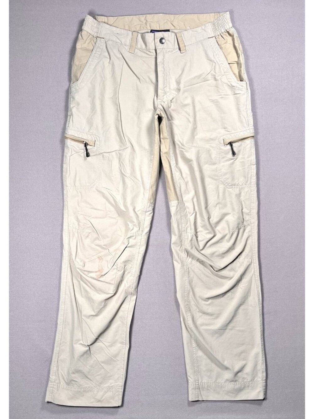 Patagonia Nomader Outdoor Lightweight 55015 Cargo Beige Pants - Men Size 33 X 32